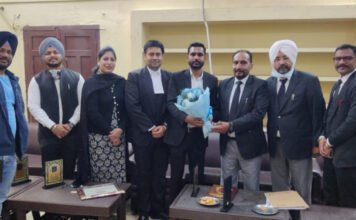 एडवोकेट विशाल वडैच ने आज डिस्ट्रिक्ट बार एसोसिएशन मे ली जॉइंट सैक्टरी की शपथ