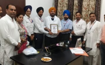 एंटी करप्शन फाउंडेशन ऑफ इंडिया की तरफ से किया गया सर्वोत्कृष्ट कार्य