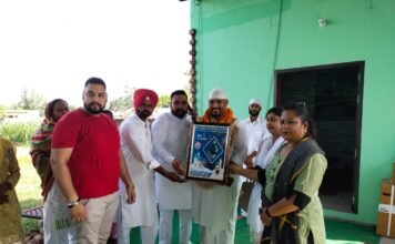 एंटी करप्शन फाउंडेशन ऑफ इंडिया की तरफ से सिकंदर साईं जी को किया सम्मानित