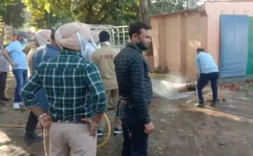 गंगा रोड स्थित बंगले में अमोनिया गैस रिसाव से क्षेत्र में मची हलचल,