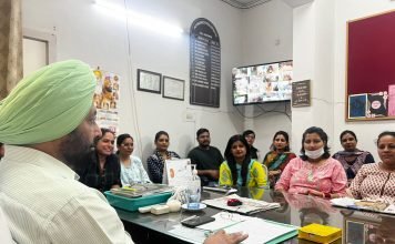 ਸੀਐਚਸੀ ਕਰਤਾਰਪੁਰ ਵਿਖੇ ਸਮੂਹ ਕਮਿਊਨਿਟੀ ਹੈੱਲਥ ਅਫ਼ਸਰ ਦੀ ਮੀਟਿੰਗ