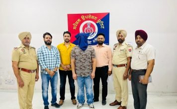 कमिशनरेट पुलिस ने गैंगस्टर पंचम नूर को 32 बोर पिस्तौल और 4 ज़िंदा रोंद समेत किया गिरफ्तार : पुलिस कमिश्नर गुरप्रीत सिंह तूर