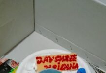 शिव मन्दिर जैमल नगर में केक काट कर जन्माष्टमी मनाई गई