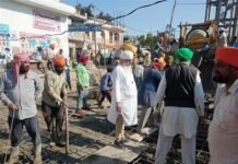 ਗੁਰਦੁਆਰਾ ਕੋਤਵਾਲੀ ਸਾਹਿਬ ਮੋਰਿੰਡਾ ਦੇ ਲੰਗਰ ਹਾਲ ਤੇ ਪਾਰਕਿੰਗ ਦੀ ਬੇਸਮੈਂਟ ਤੇ ਲੈਂਟਰ ਦੀ ਹੋਈ ਸ਼ੁਰੂਆਤ