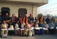 सेवा दल समाज भलाई संगठन तथा एंटी क्राईम एंटी करप्शन ने किया राशन वितरण समारोह