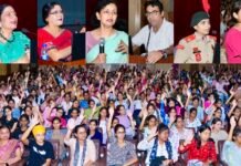 के.एम.वी. में नई छात्राओं के लिए ओरिऐंटेशन प्रोग्राम का आयोजन छात्राओं