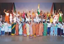 के.एम.वी. हुआ आज़ादी के रंग में सराबोर आज़ादी