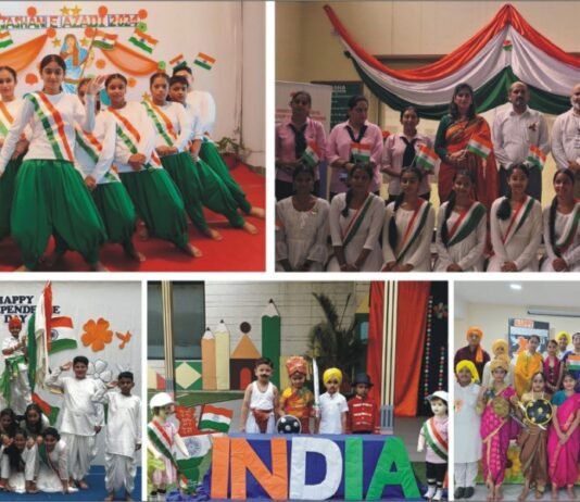 इनोसेंट हार्ट्स का प्रत्येक विद्यार्थी देश भक्ति से ओत-प्रोत इनोसेंट हार्ट्स