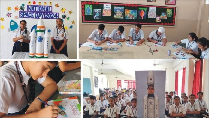 Innocent Hearts School राष्ट्रीय अंतरिक्ष दिवस