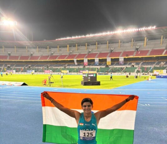 एच.एम.वी. की नैंसी ने साउथ एशियन गेम्स-2024 में जीता गोल्ड व सिलवर मैडल साउथ एशियन गेम्स