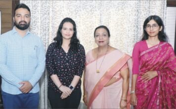 एच.एम.वी. की बी.डिकााइन मल्टीमीडिया सेमेस्टर-6 की छात्रा ने पाई यूनिवर्सिटी पोजीशन मल्टीमीडिया