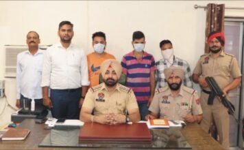 थाना एक की पुलिस टीम ने लुटेरों के एक गिरोह का भंडाफोड़ कर तीन आरोपियों को किया गिरफ्तार पुलिस