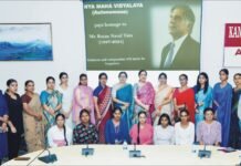 केएमवी ने श्री रतन टाटा को दी श्रद्धांजलि: एक दूरदर्शी व्यक्तित्व को समर्पित श्री रतन टाटा