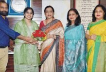 ਪ੍ਰਿੰਸੀਪਲ ਪ੍ਰੋ. ਡਾ. ਅਤੀਮਾ ਸ਼ਰਮਾ ਦਵੇਦੀ ਨੇ ਹਰਮਨ ਕੌਰ ਨੂੰ ਸੀਐਸਆਈਆਰ-ਯੂਜੀਸੀ ਨੈਟ 2024 ਪ੍ਰੀਖਿਆ ਪਾਸ ਕਰਨ ’ਤੇ ਕੀਤਾ ਸਨਮਾਨਿਤ ਅਤੀਮਾ ਸ਼ਰਮਾ ਦਵੇਦੀ