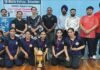 एच.एम.वी. की बैडमिंटन टीम ने इंटर कालेज मुकाबले में जीता गोल्ड बैडमिंटन टीम