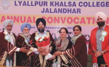 ਲਾਇਲਪੁਰ ਖ਼ਾਲਸਾ ਕਾਲਜ ਵਿਖੇ ਸਾਲਾਨਾ ਡਿਗਰੀ ਵੰਡ ਸਮਾਗਮ ਕਰਵਾਇਆ ਗਿਆ ਲਾਇਲਪੁਰ ਖ਼ਾਲਸਾ ਕਾਲਜ