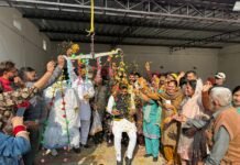 गांव पुंज में विधायक डॉ. इशांक कुमार का सम्मान समारोह विधायक डॉ. इशांक कुमार