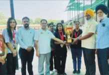 एच.एम.वी. की स्विमिंग टीम ने जीता गोल्ड मैडल स्विमिंग टीम