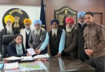 ਨੰਬਰਦਾਰ ਯੂਨੀਅਨ ਟਾਂਡਾ ਵੱਲੋਂ ਨਵੇਂ ਸਾਲ ਦੀ ਖੁਸ਼ੀ ਮੌਕੇ ਕਰਵਾਏ ਜਾ ਰਹੇ ਸਮਾਗਮ ਦਾ ਡੀ ਸੀ ਹੁਸ਼ਿਆਰਪੁਰ ਨੂੰ ਦਿੱਤਾ ਸੱਦਾ ਪੱਤਰ ਨੰਬਰਦਾਰ ਯੂਨੀਅਨ ਟਾਂਡਾ