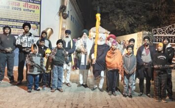 “ਜਦ ਗੁਰੂ ਗੋਬਿੰਦ ਸਿੰਘ ਆਏ ਚਮਕਾਰੇ ਪੈਂਦੇ ਚੱਕਰਾਂ ਦੇ”, ਗੁਰਦੁਆਰਾ ਸ੍ਰੀ ਹਰਿ ਜੀ ਸਹਾਇ ਤੋਂ ਸ਼੍ਰੀ ਗੁਰੂ ਗੋਬਿੰਦ ਸਿੰਘ ਜੀ ਦੇ ਪ੍ਰਕਾਸ਼ ਪੁਰਬ ਸੰਬੰਧੀ ਪ੍ਰਭਾਤਫੇਰੀਆਂ ਆਰੰਭ ਗੁਰੂ ਗੋਬਿੰਦ ਸਿੰਘ