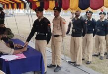 एनसीसी कैडेटों का थलसेना अटैचमेन्ट कैम्प का जालन्धर कैन्ट में शुभारम्भ अटैचमेन्ट कैम्प