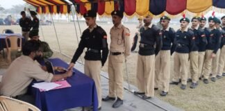 एनसीसी कैडेटों का थलसेना अटैचमेन्ट कैम्प का जालन्धर कैन्ट में शुभारम्भ अटैचमेन्ट कैम्प