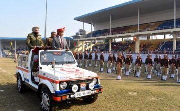 गणतंत्र दिवस ; फुल ड्रैस रिहर्सल में दिखा देश भक्ति का जज़्बा गणतंत्र दिवस