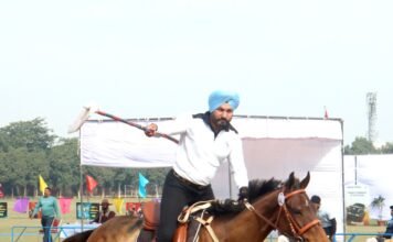 ਰਾਸ਼ਟਰੀ ਘੋੜਸਵਾਰੀ ਚੈਂਪੀਅਨਸ਼ਿਪ : ਘੋੜਸਵਾਰਾਂ ਨੇ ਵਿਅਕਤੀਗਤ ਨੇਜਾਬਾਜੀ ਤੇ ਜੋੜੀ-ਜੋੜੀ ਨੇਜਾਬਾਜੀ ‘ਚ ਹਿੱਸਾ ਲਿਆ ਰਾਸ਼ਟਰੀ ਘੋੜਸਵਾਰੀ ਚੈਂਪੀਅਨਸ਼ਿਪ