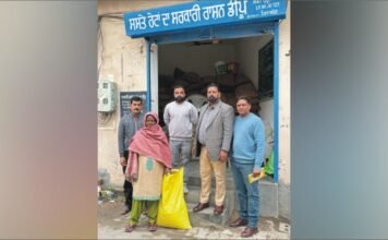 ਪੰਜਾਬ ਸਟੇਟ ਫੂਡ ਕਮਿਸ਼ਨ ਦੇ ਮੈਂਬਰ ਵੱਲੋਂ ਸਰਕਾਰੀ ਸਕੂਲਾਂ, ਆਂਗਣਵਾੜੀ ਕੇਂਦਰਾਂ ਤੇ ਰਾਸ਼ਨ ਡਿਪੂਆਂ ਦਾ ਨਿਰੀਖਣ ਪੰਜਾਬ ਸਟੇਟ ਫੂਡ ਕਮਿਸ਼ਨ