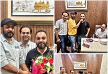 रैनक बाज़ार एसोसिएशन ने राहुल गंभीर की शानदार जीत पर किया सम्मान गुलदस्ता भेंट कर व केक कटवाकर दी बधाई, उज्ज्वल राजनीतिक एवं सामाजिक जीवन की कामना