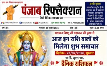वृंदावन धाम से आचार्य श्री नीरज कुमार पाराशर जी से जाने 23 जुलाई 2026 दिन वीरवार का अपना दैनिक राशिफल