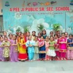 हरियाली तीज पर नन्हे-मुन्नों ने बिखेरा पंजाबी संस्कृति का रंग . ए पी. जी स्कूल के प्री-प्राइमरी विंग में हर्षोल्लास से मनाया तीज का त्योहार