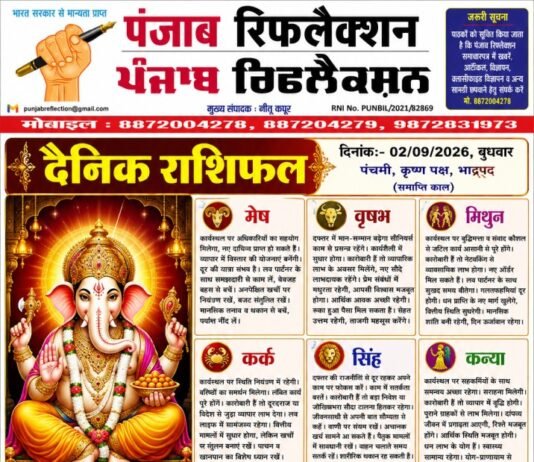 वृंदावन धाम से आचार्य श्री नीरज कुमार पाराशर जी से जाने 02 सितंबर 2026 दिन बुधवार का अपना दैनिक राशिफल
